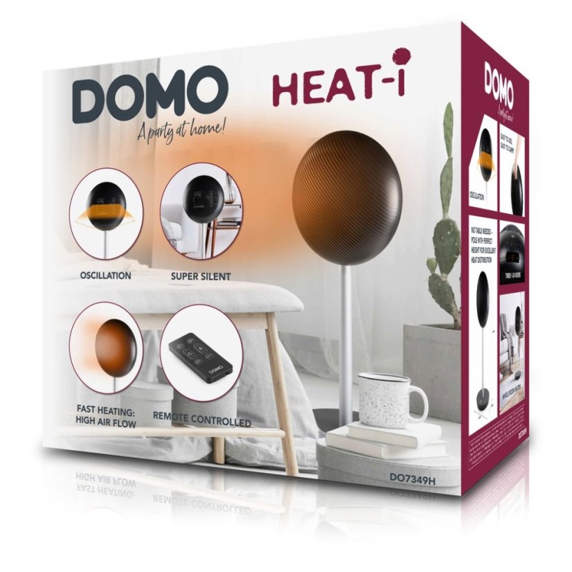 DOMO DO7349H keramické topení s ventilátorem 2000W