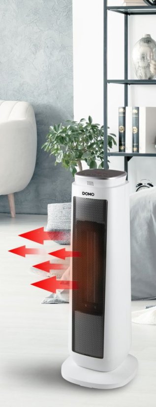 DOMO DO7347H keramický ventilátorový ohřívač 2000W
